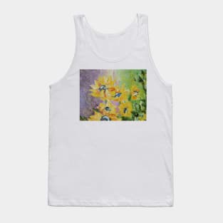 Sunflower Impression Tank Top